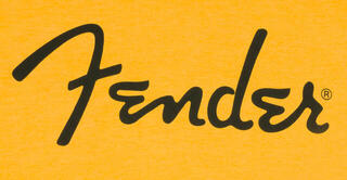 Shirt Fender Spaghetti Logo Butterscotch - 1