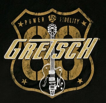 T-shirt Gretsch T-shirt Route 83 Black 2XL - 2