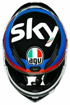 Κράνος Full Face AGV K1 VR46 Sky Racing Team Black/Red M/S Κράνος Full Face - 7
