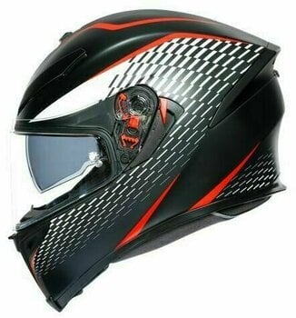Helmet AGV K-5 S Matt Black/White/Red XL Helmet (Just unboxed) - 11