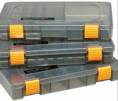 Caixa de apetrechos, caixa de equipamentos Savage Gear Lurebox 5D Smoke - 4