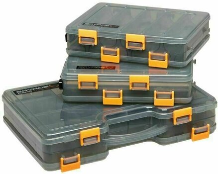 Tackle Box, Rig Box Savage Gear Lurebox 2 Sided Smoke Long Tackle Box, Rig Box - 2