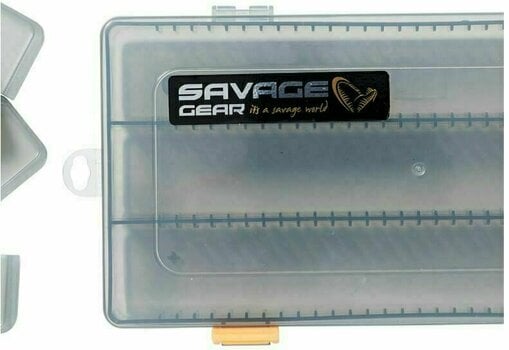 Sită, cutie, găleată Savage Gear Flat Lure Box Smoke Kit - 2