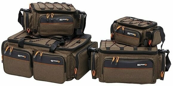 Rybársky batoh, taška Savage Gear System Box Bag M 3 Boxes 5 Bags 20X40X29Cm 12L - 5