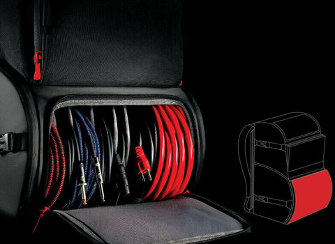 Pedalboard/Bag for Effect D'Addario Backline Gear Transport Pack - 7