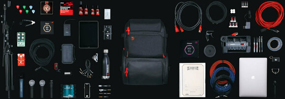 Pedalboard/Bag for Effect D'Addario Backline Gear Transport Pack - 12