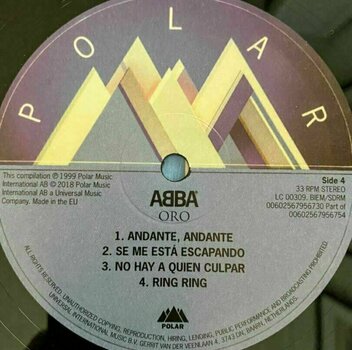 Disque vinyle Abba - Oro (2 LP) - 5