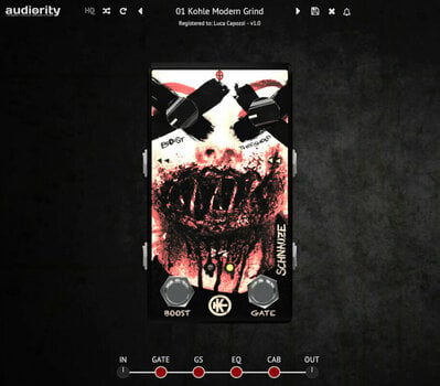 Štúdiový softwarový Plug-In efekt Audiority Klirrton Grindstein (Digitálny produkt) - 2