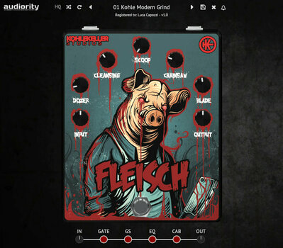Štúdiový softwarový Plug-In efekt Audiority Klirrton Grindstein (Digitálny produkt) - 3