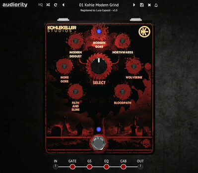 Štúdiový softwarový Plug-In efekt Audiority Klirrton Grindstein (Digitálny produkt) - 4