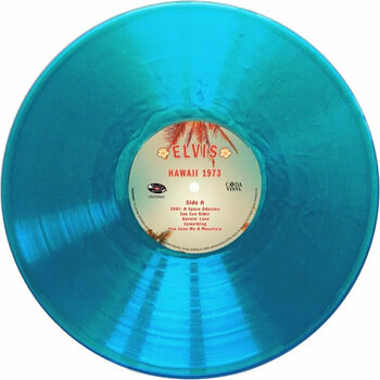 Hanglemez Elvis Presley - The Amazing Hawaii Concert 1973 (Blue Vinyl) (2 x 10" LP) - 3