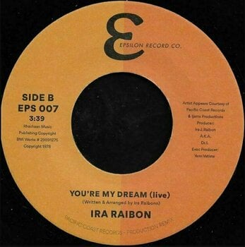 LP plošča Ira Raibon - Shake It Off/You're My Dream (Live) (7" Vinyl) - 3