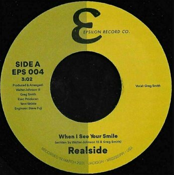 Δίσκος LP Realside - When I See Your Smile/When I See Your Smile (Extended Version) (7" Vinyl) - 2