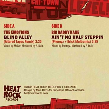 Vinylplade Various Artists - Altered Tapes / Heat Rock – Vol 1 (7" Red Vinyl) - 3