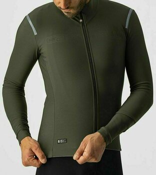 Maglietta ciclismo Castelli Tutto Nano Ros Jersey Maglia Military Green 2XL - 6