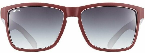 Lifestyle Glasses UVEX LGL 39 Red Mat White/Mirror Smoke Lifestyle Glasses - 3