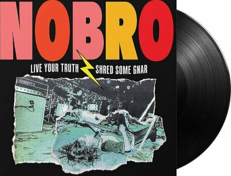 Vinyl Record NOBRO - Live Your Truth Shred Some Gnar & Sick Hustle Clear Blue (LP) - 2