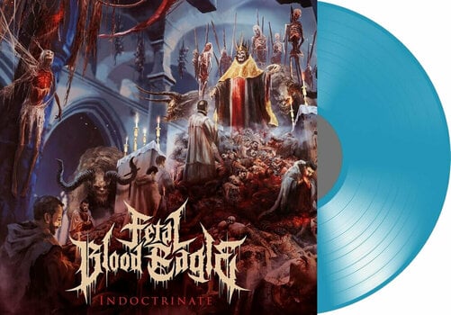 Δίσκος LP Fetal Blood Eagle - Indoctrinate (Blue Vinyl) (LP) - 2