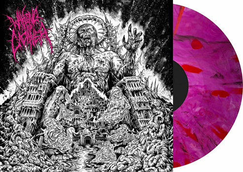 Δίσκος LP Waking The Cadaver - Authority Through Intimidation (Pink Marble Vinyl) (LP) - 2