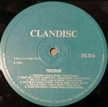 Vinyl Record Clancy Eccles - Freedom (LP) - 3