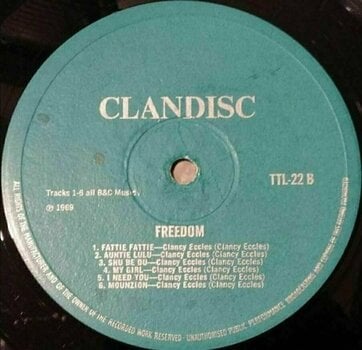 Vinyl Record Clancy Eccles - Freedom (LP) - 4