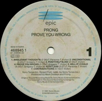 Vinyylilevy Prong - Prove You Wrong (LP) - 3