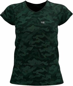 Running t-shirt with short sleeves
 Compressport Training T-Shirt Camo Premium Silver Pine S Running t-shirt with short sleeves - 2