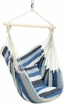 Τραμπολίνο, Παιδική Κούνια Nils Camp NC3107 Brazilian Chair Blue/White - 2
