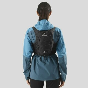 Running backpack Salomon Active Skin 8 Set Ebony M Running backpack - 7