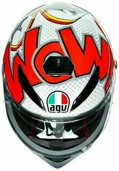 AGV K-3 SV Bubble Grey/White/Red S 