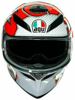 Capacete AGV K-3 SV Bubble Grey/White/Red M/S Capacete - 3