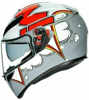 Casque AGV K-3 SV Bubble Grey/White/Red M/S Casque - 4