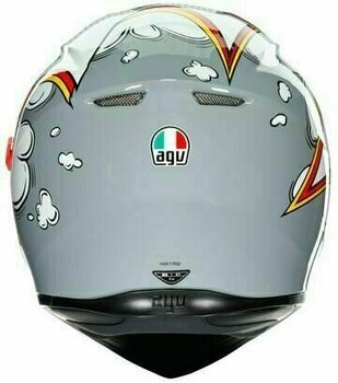 Přilba AGV K-3 SV Bubble Grey/White/Red M/S Přilba - 5