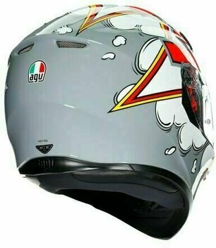 Přilba AGV K-3 SV Bubble Grey/White/Red M/S Přilba - 6