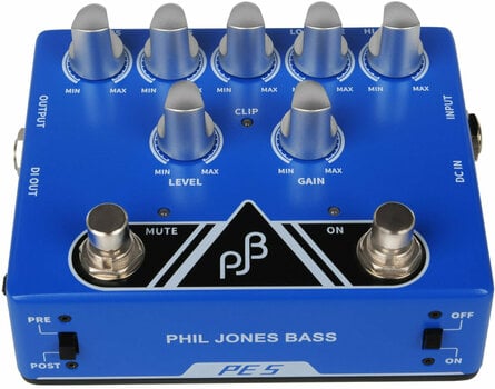 Pedal de efeitos para baixo Phil Jones Bass PE-5 Bass Preamp - 2