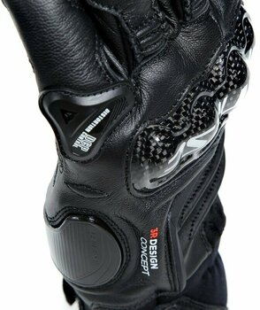 Motorcycle Gloves Dainese Carbon 4 Long Black/Fluo Red/White 3XL Motorcycle Gloves - 10