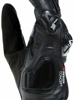 Motorcycle Gloves Dainese Carbon 4 Short Black/Black XS Motorcycle Gloves - 9