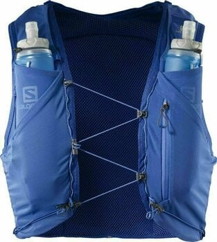 Running backpack Salomon ADV Skin 5 Set Nautical Blue/Ebony/White S Running backpack - 3