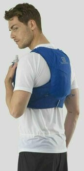 Running backpack Salomon ADV Skin 5 Set Nautical Blue/Ebony/White S Running backpack - 5