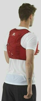 Running backpack Salomon Active Skin 4 Set Goji Berry/Red Chili XL Running backpack - 3
