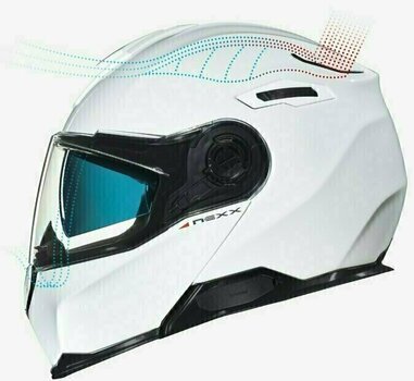 Helmet Nexx X.Vilitur Plain White S Helmet - 11