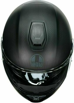 Helmet AGV Sportmodular Dark Refractive Carbon/Black XXS Helmet - 7