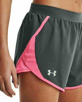 Running shorts
 Under Armour UA Fly By 2.0 Pitch Gray/Cerise XS Running shorts - 3