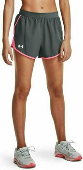 Running shorts
 Under Armour UA Fly By 2.0 Pitch Gray/Cerise XS Running shorts - 4