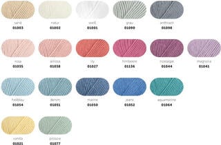 Breigaren Schachenmayr Baby Smiles Easy Cotton 01001 White Breigaren - 1