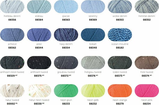 Knitting Yarn Schachenmayr Bravo Originals 08340 Cobalt - 6