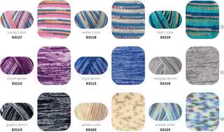 Knitting Yarn Schachenmayr Bravo Color Aqua Jacquard Color 02084 Knitting Yarn - 3