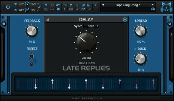 Virtuális effekt Blue Cat Audio Late Replies (Digitális termék) - 2