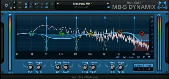 Εφέ FX Plug-In λογισμικού στούντιο Blue Cat Audio MB-5 Dynamix (Ψηφιακό προϊόν) - 5