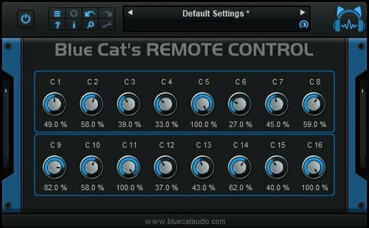 Εφέ FX Plug-In λογισμικού στούντιο Blue Cat Audio Remote Control (Ψηφιακό προϊόν) - 5